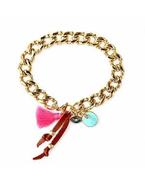 Persia Dona Jewelry Sttropez Cubano Bracelet - Metallic