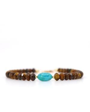 Shar Oke Tiger's Eye Bracelet - Natural