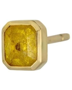 Rahul's Jewels Sanctum Verus Earring Single -14 Karat With Genuine Diamond - Yellow