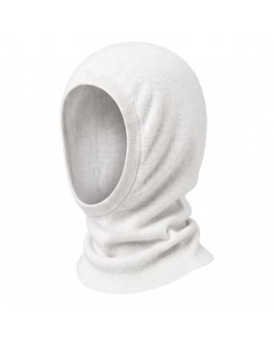 Fiora Muse Cashmere Balaclava Hood - White