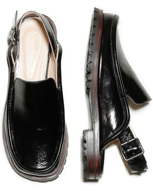 Mafalda Dominic Patent Leather Loafer - Black