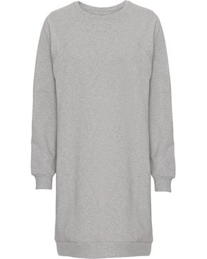 GROBUND Organic Cotton Sweatshirt Maxi Dress - Grey