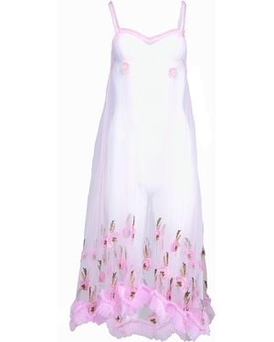 Natalia Petruch Leonie Tulle Over-Dress - White