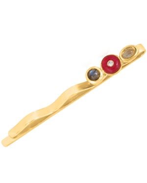 Lavani Jewels Galatea Hairpin With Stones - Metallic