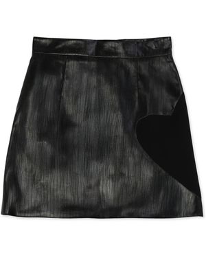 Madebyza Mini Heart Skirt - Black