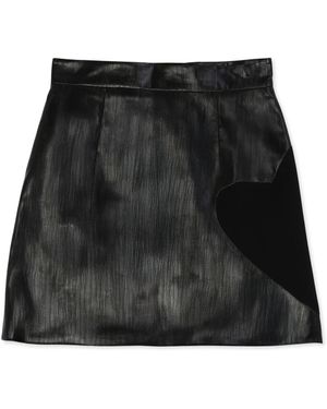 Madebyza Mini Heart Skirt - Black