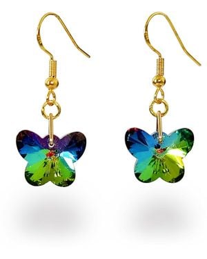 Laura Daili Butterfly Earrings - Blue