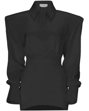 Vestiaire d'un Oiseau Libre Silk Mini Dress - Black