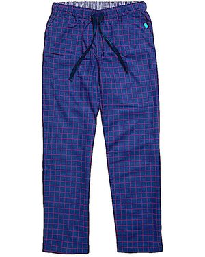 Lounge Loungewear Trousers-Pants Regular Length Atlantic Puffin Design - Blue