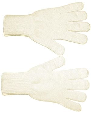 Maison Bogomil Gloves With Ribbed Cuffs - Natural