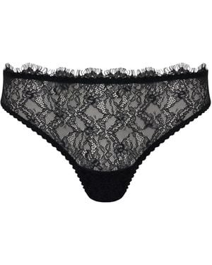 Daily Underwear String Knickers Ombre - Black