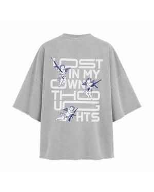 mysimplicated Lost Oversized T-Shirt W - Gray