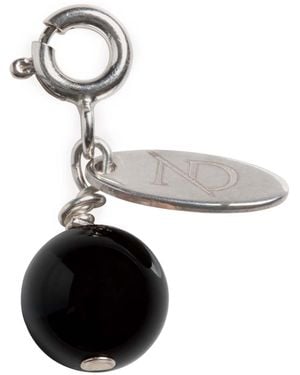 N'damus London Onyx Gemstone & Charm - Black