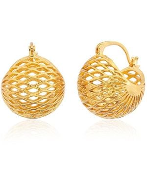 Milou Jewelry Basket Earrings - Metallic