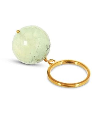 Amadeus Bubble Aventurine Ring - Metallic