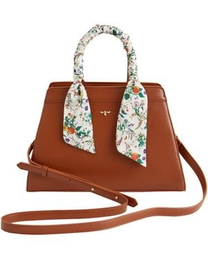 Fable England Neutrals / Botanical Pumpkin Tote- Tan - Brown