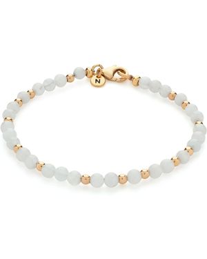 Nellou Jewellery Neutrals Jewel Bead June Birthstone Bracelet Plated Sterling - Metallic