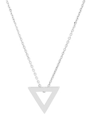 Sheida Farrokhi Triangle Pendant - Metallic