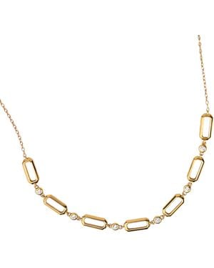 Zynnia Collective Octagon Chain Necklace - Metallic