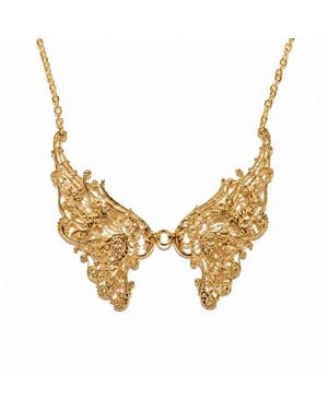 Volgara Bijoux Angel Wings Necklace - Metallic
