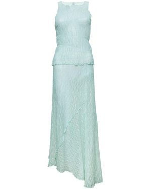 Audrey Vallens Miss Av Lace Dress - Blue