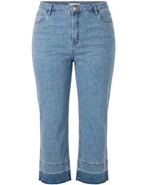 Adrift Clothing Adrift Denim Cropped Straight Leg Jeans - Blue