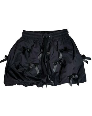 mysimplicated Noir Balloon Bow Skirt - Black
