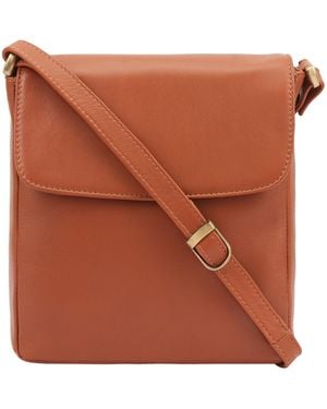 Lloyd Baker Saharsa Leather Crossbody Bag - Brown