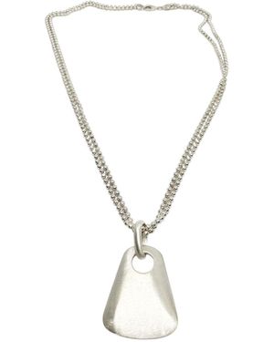 Tg-Jewellery by Tamara Gervasio One Of A Kind Pendant Necklace On Double Ball Chain - Metallic