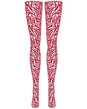 Perilla Lingerie Wanted Stockings - Red