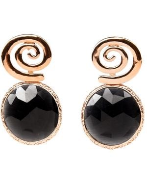 Addicted Rose Estia Rose Earrings - Black