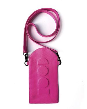 COOL Creative Crossbody Phone Bag With Detachable Strap - Pink