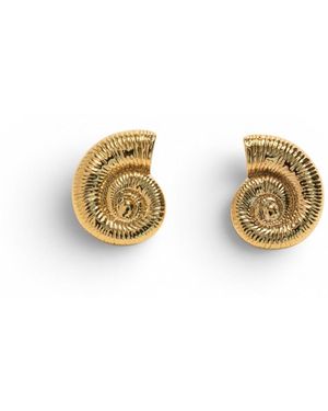 Miss Cecilia Seashell Earrings - Metallic