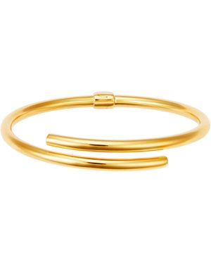 Visconti Alessia Petite Nodo Dorato Overlapping Cuff Bangle - Yellow