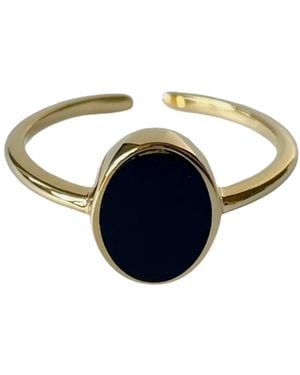 Fi Collection Plated Onyx Ring - Blue