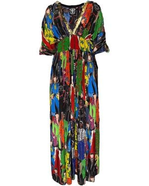 Any Old Iron Heroes Kaftan Dress - White