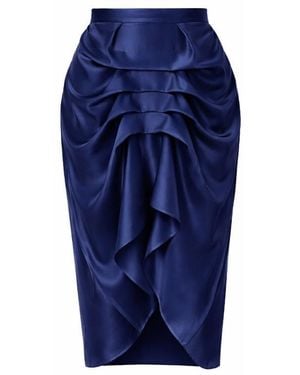 Lumina Eligma The Vanguard Skirt Silk - Blue