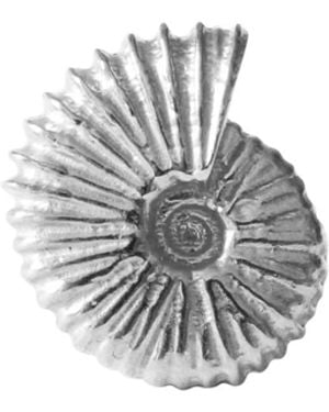 Lee Renee Ammonite Lapel Pin – - Metallic