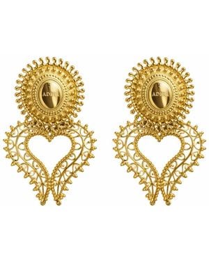 ADIBA Lamprocapnos Plated Earring - Metallic