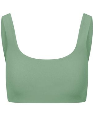 Blake Swimwear Scoop Bikini Top - Green