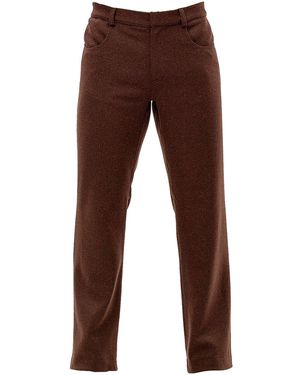 Maison Bogomil Straight Fit Pants - Brown