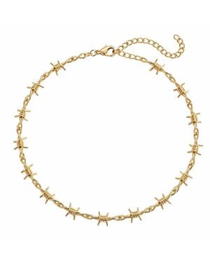 The M Jewelers The Barb Wire Choker Danielle Guizio X - Metallic