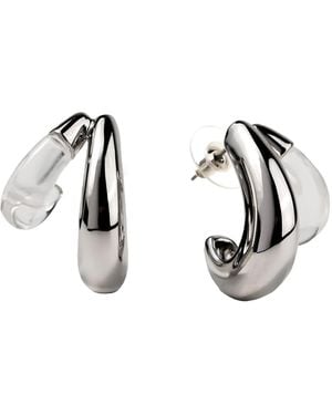 Zynnia Collective Double Take Hoops - Metallic