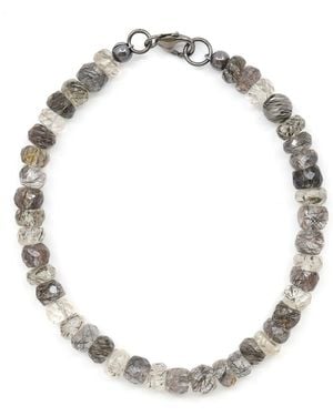 Shar Oke Rutile Quartz Bracelet - Metallic