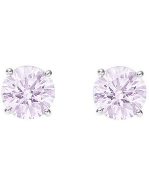 Augustine Jewels Sterling Amethyst Stud Earrings - Purple