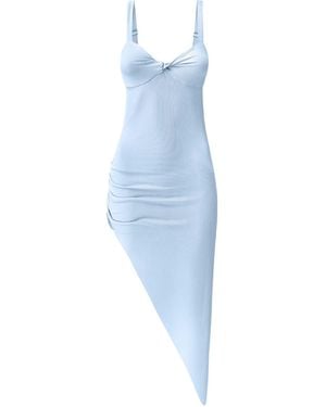OW Collection Alexis Midi Dress - Blue