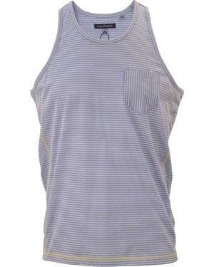 lords of harlech Tristan Tank & Stripe - Purple
