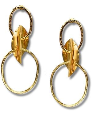 Jaredjamin Viviane Post Drop Earrings - Metallic