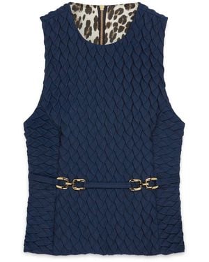 Amanda Thompson Couture Marlo Waistcoat & Pinstripe - Blue