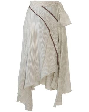 Raxada Neutrals Xana Skirt Ecru - Gray